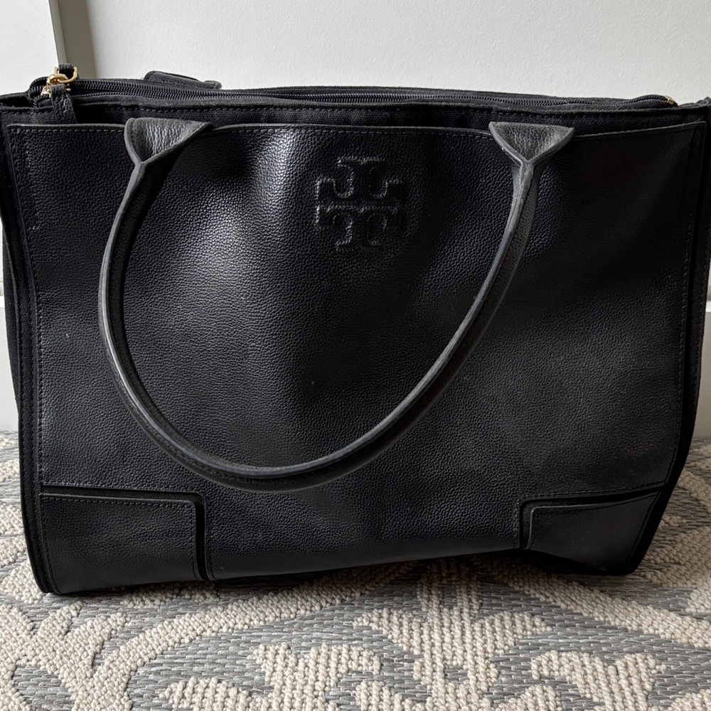 Tory Burch Elle Leather Laptop Bag